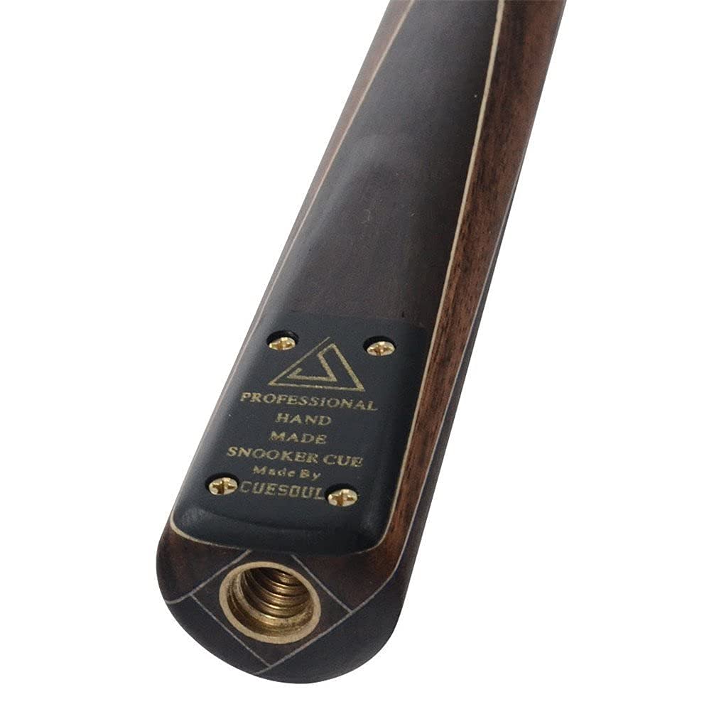 Cuesoul 57", Rosewood, Handmade 3/4 Piece Snooker Cue with Cue Case and Cue Extension (CSSC010)