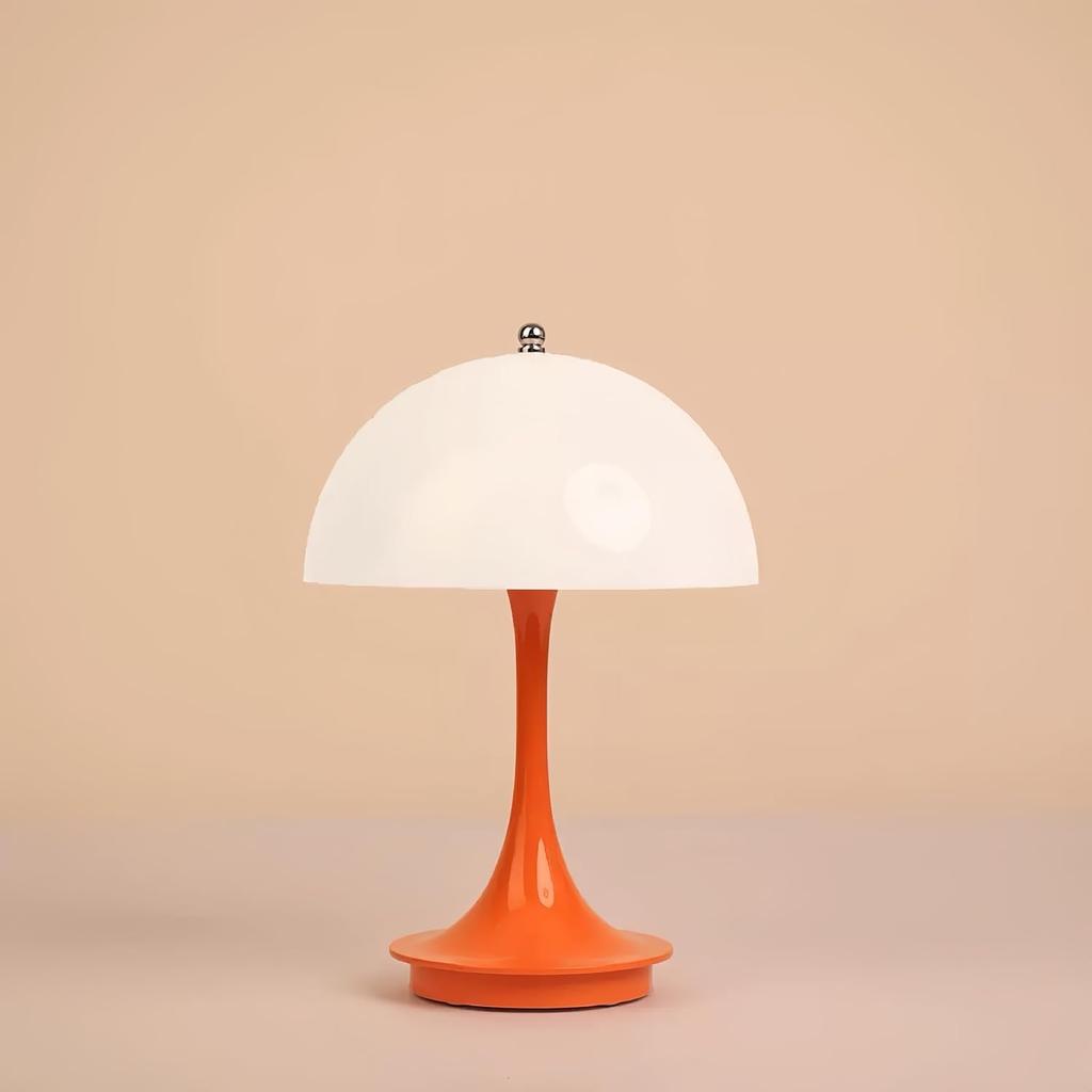 Nordic Rechargeable LED Mushroom Table Lamp Desk Light for Living Room Bedroom Study Lighting Fixtures