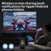 M5PRO Mini HD Wireless/Wired Portable Home Projector for Mobile Phones
