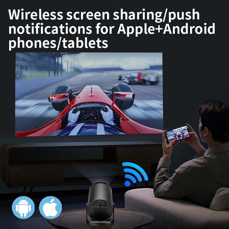 M5PRO Mini HD Wireless/Wired Portable Home Projector for Mobile Phones