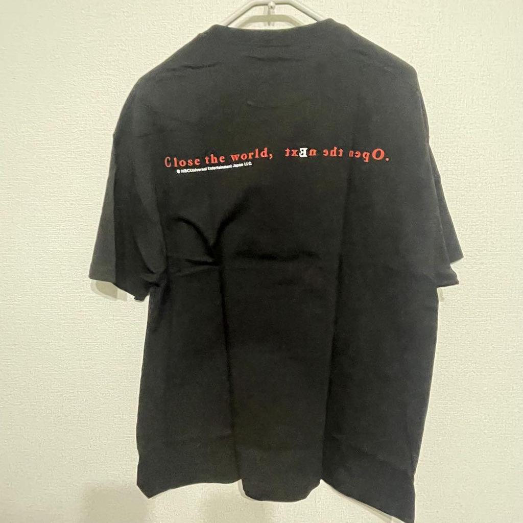 [USED] GEEKS RULE Lain T-shirt, Black, XL