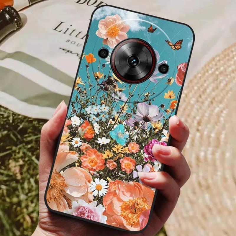 Per ZTE Blade A75 5G Custodia Cool Stampata Silicone TPU Morbida Cover per ZTE Blade A75 5G Custodie Nere Protettive Guscio Telefono A 75 5G