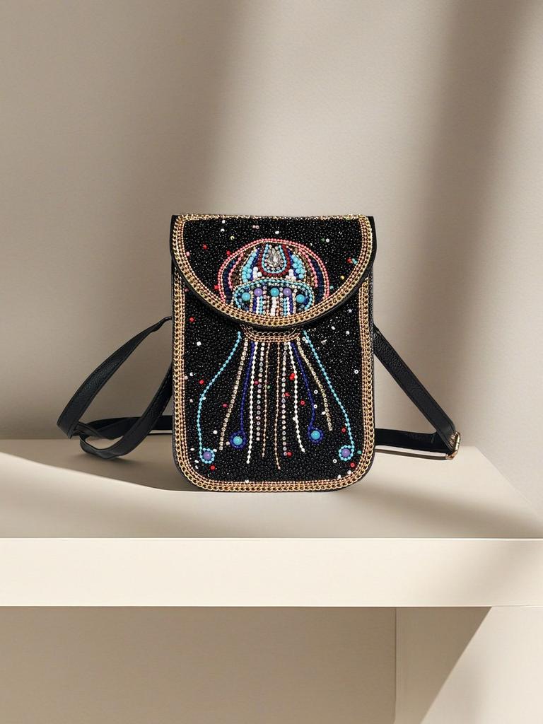 Boho Vintage Veske - Flerroms premium tekstur myk moteriktig allsidig håndlaget dusk risperler