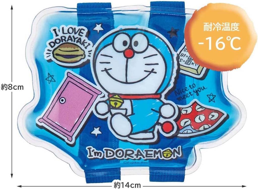 Skater Ice Pack with Doraemon Belt, Sticker, Sanrio, 14x8cm, CLBB1-A