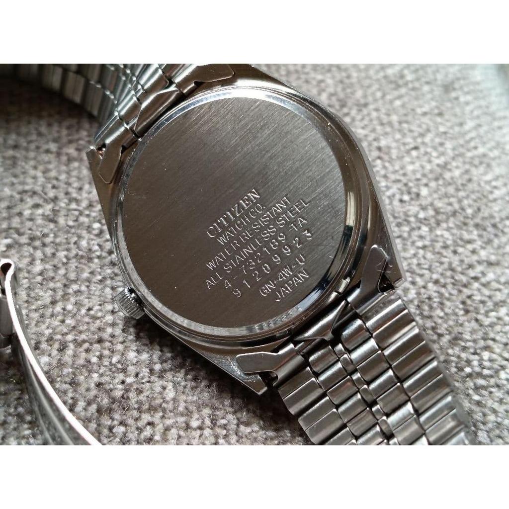 Used [Working item] Citizen Seven Star Quartz Rare gradation dial Genuine belt