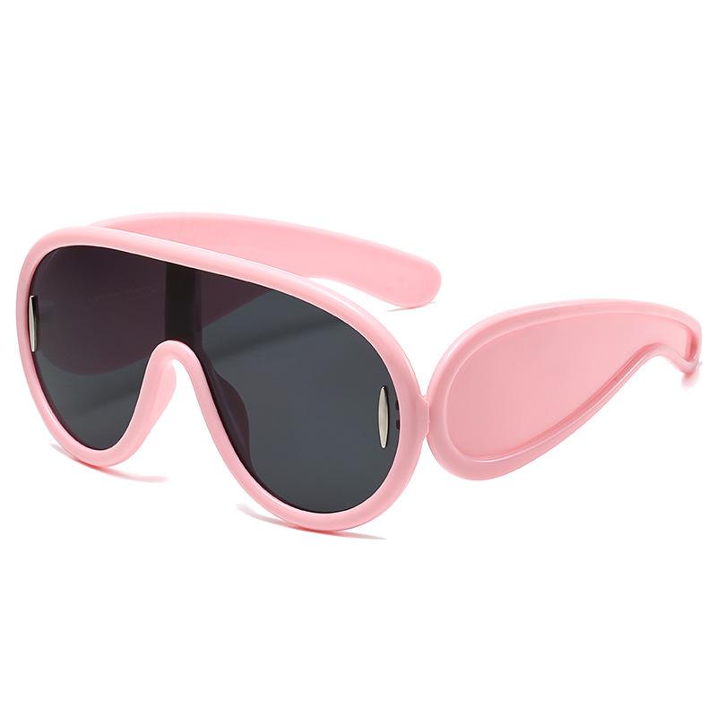 

Exaggerate Vintage Round Sunglasses Women Men Circular Sun Glasses Big Eyewear Oculos De Sol for Male Female Special Shaped MULTI