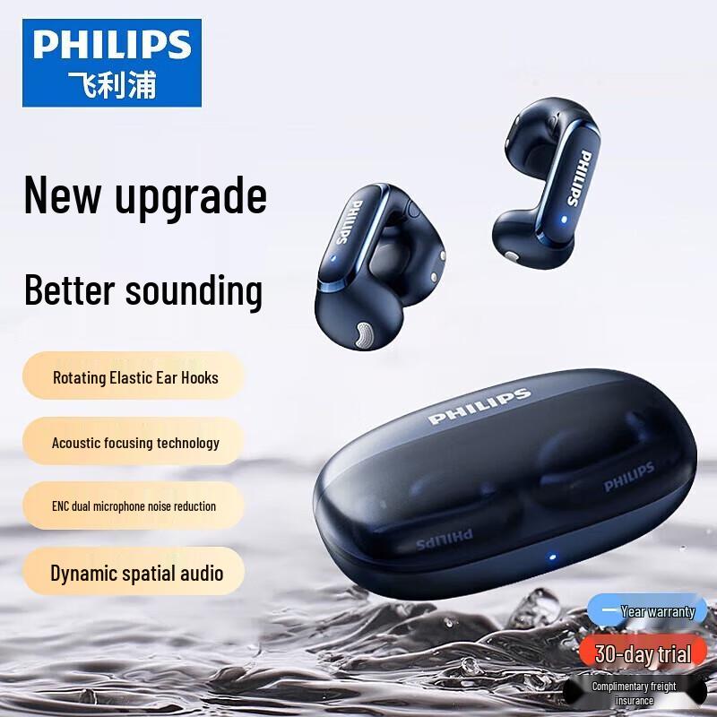 

Philips TAT4459 Open-Ear Clip-On Bluetooth Sport Earphones