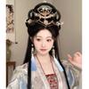 Kopfschmuck Antik Haarknoten Vintage Chinesisch Antiker Chignon Retro Hanfu Perücke Stirnband Täglich