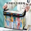 Foldable Dustproof Transparent Bookshelf Organizer with Large Capacity