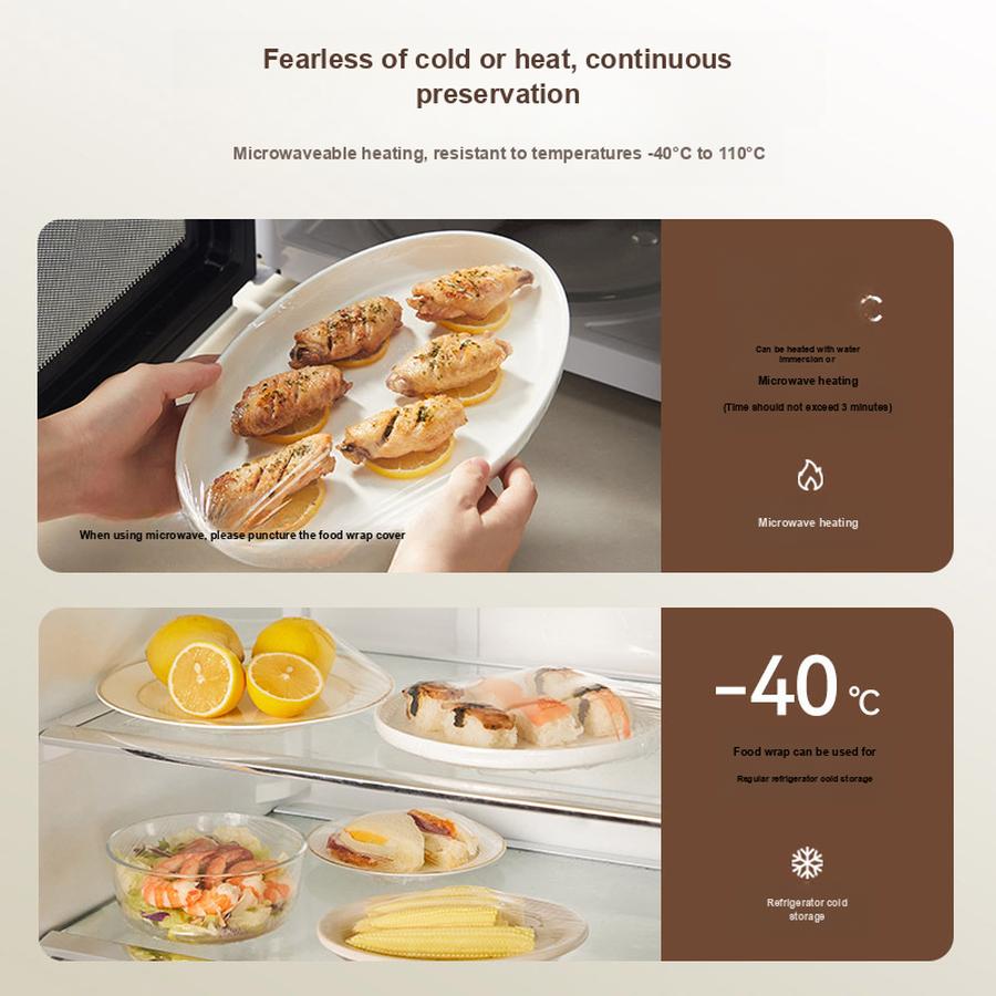 Disposable Food Cover Hanging Multi-Function PE Bowl Plate Fridge Fresh Keeping Cover Dustproof