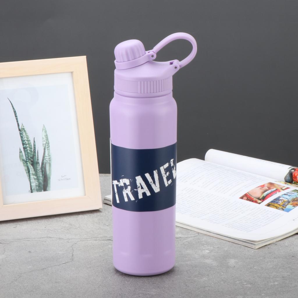 Fashion Macaron Smart Sports Water Cup Large Capacity Thermos Cup Student Kettle Outdoor Stainless Steel Thermos Cup