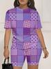 Color Codes: European and American Women's Clothing, Painting Print T-shirts, Shorts, Sets, Sportswear