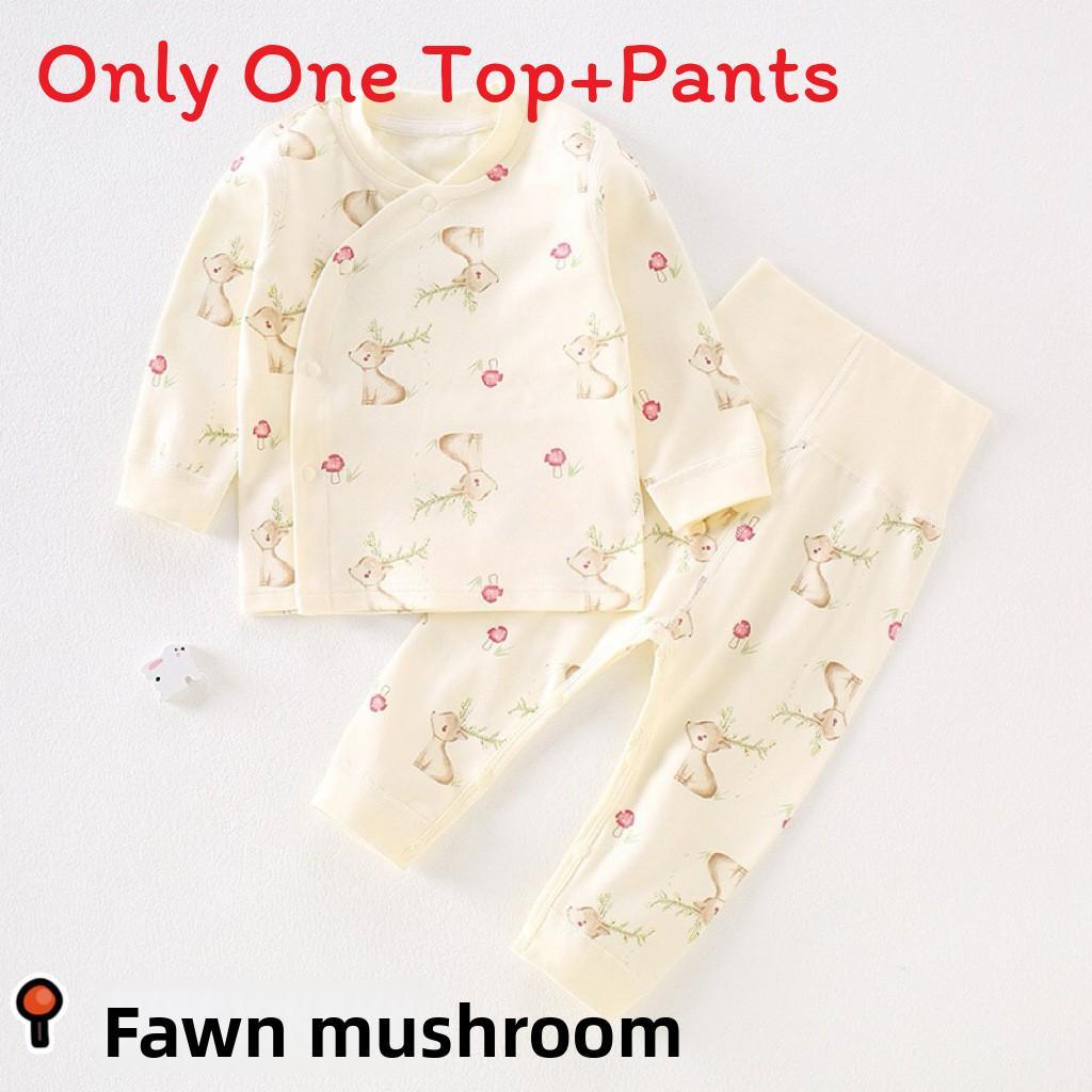 Baby Cotton Pajama Set With Antibacterial Fabric For Newborns And Toddlers