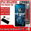 6,26"Neues LCD-Display mit Touchscreen-Digitizer für Huawei Honor 20 Für Huawei YAL-L21 YAL-L61A Nova 5T LCD-Ersatzteile