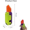 Fidget Toy Knife Coltello per rapa Stampa 3D Fidget Knife Toy Fidget Toys Adulti Plastica EDC Fidget Toys Ansia Giocattolo antistress Divertente Fidget Carota
