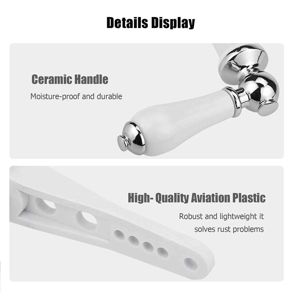 Chrome Plated Handle Metal Flush Lever Toilet Cistern Handle