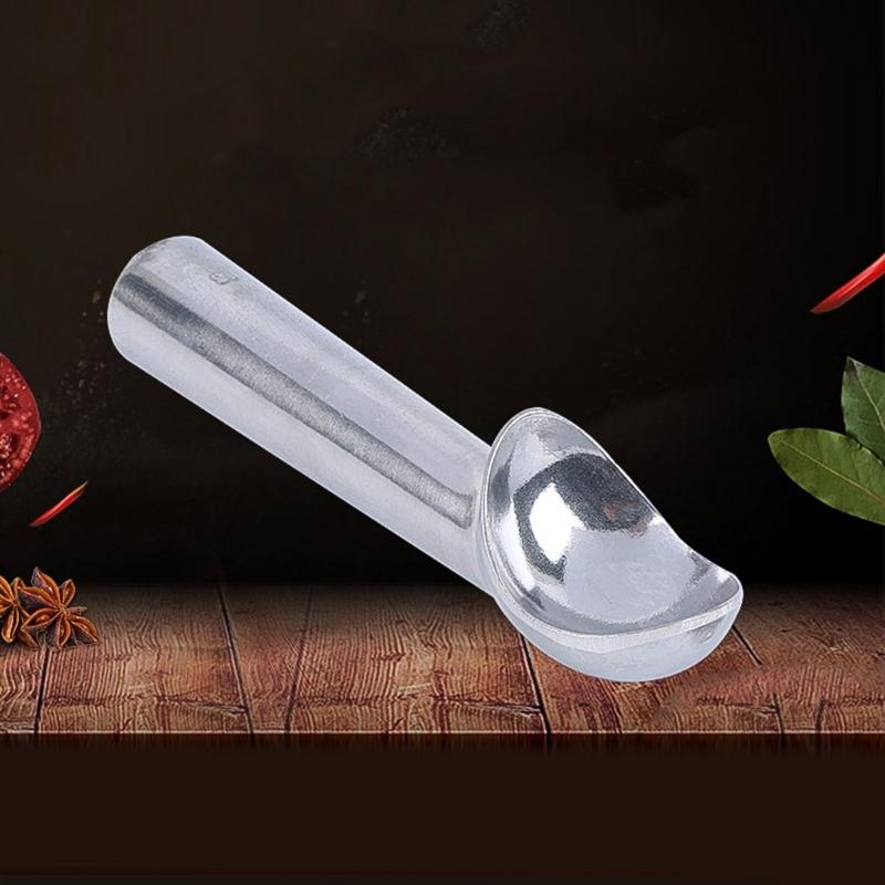 Aluminum Alloy Dessert Scooper Ergonomic Handle Melon Ball Spoon Multipurpose Ice Cream Scoops With Ergonomic Grip