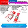 Round Momentary Pushbutton Switch PS-102, Self-Resetting, with Cap, 3/6 Pins