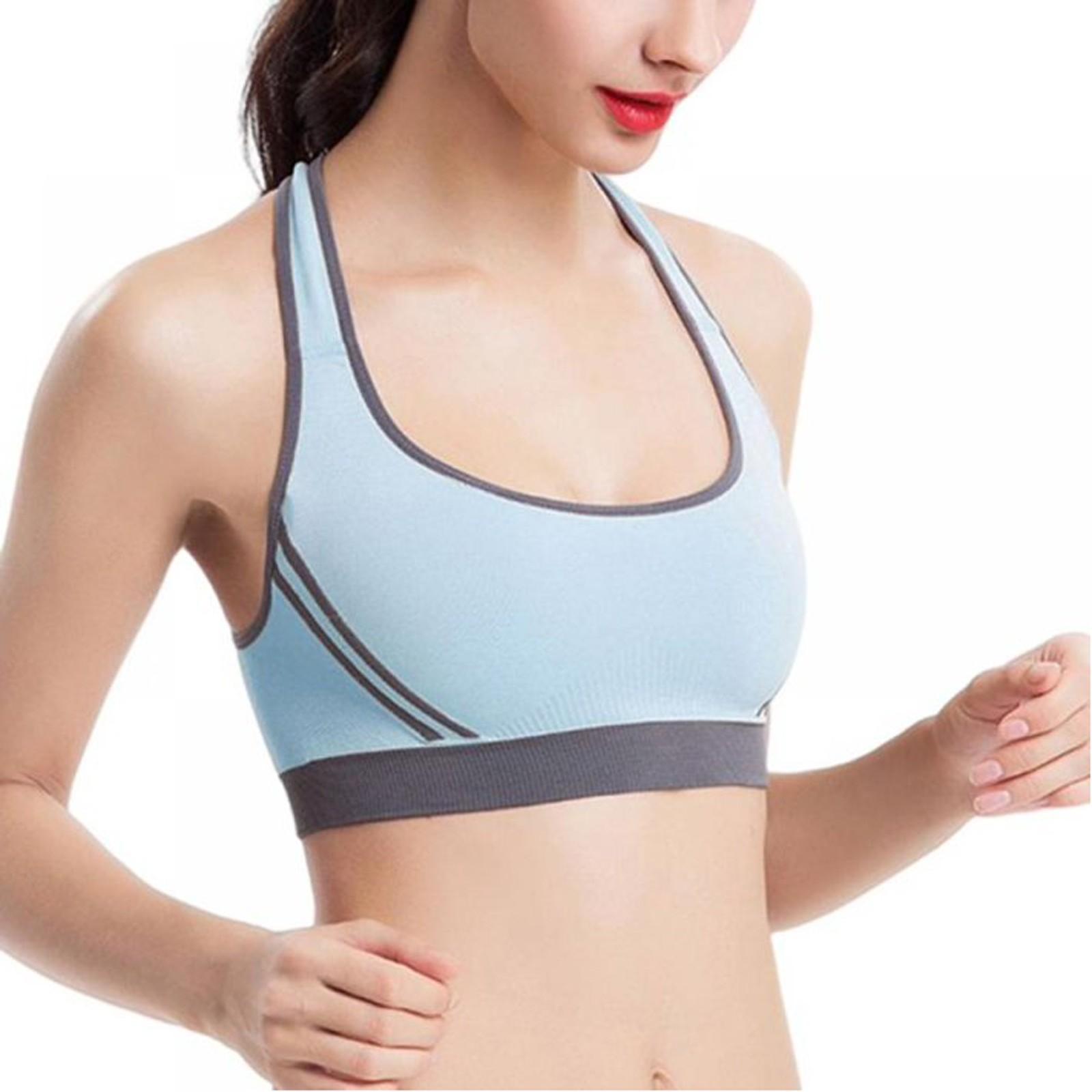 

Модные спортивные бюстгальтеры со съемными подушечками Push Up Фитнес-тренировки Йога-бюстгальтер для женщин L