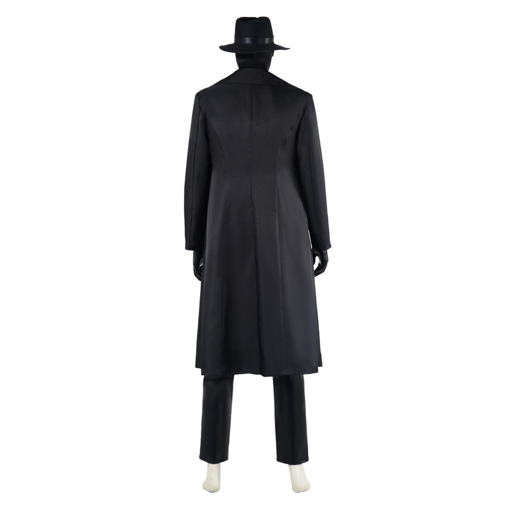 Men's Dark Cosplay Costume with Design for Halloween Stage Performance