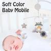 Baby Crib Mobile with Music & Rotating Toys Soft Plush Hanging Rattles for Newborns 0-3 Years Soothing Melodies for Nursery Stroller Bedtime