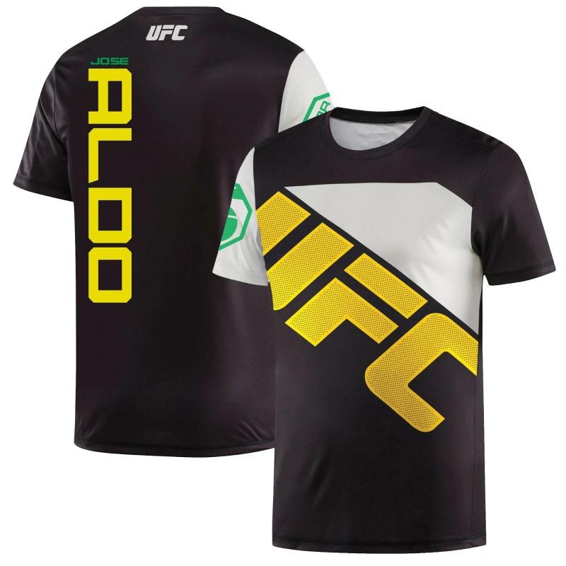 The Latest Best-Selling UFC Combat Boxing Breathable Fashionable And Quick-Drying Men s Sports Short-Sleeved T-Shirt In 2025 XXS
