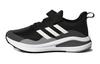 Fortarun EL K Low Top Running Shoes Black White Kids' GZ1824