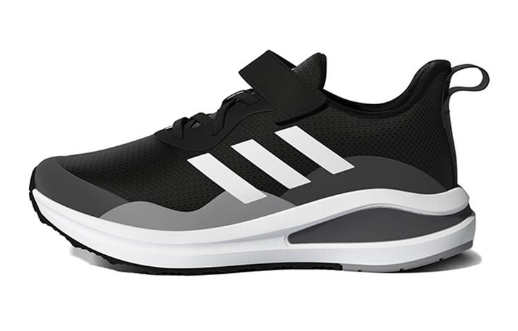 Adidas Fortarun EL K Low top Running Shoes Black White Kids GZ1824 30.5