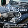 Car Wash Towels Coral Fleece Absorbent Exterior Car Care Microfiber Cloths For Maintenance Care Automotive Truck RV SUV Sedan