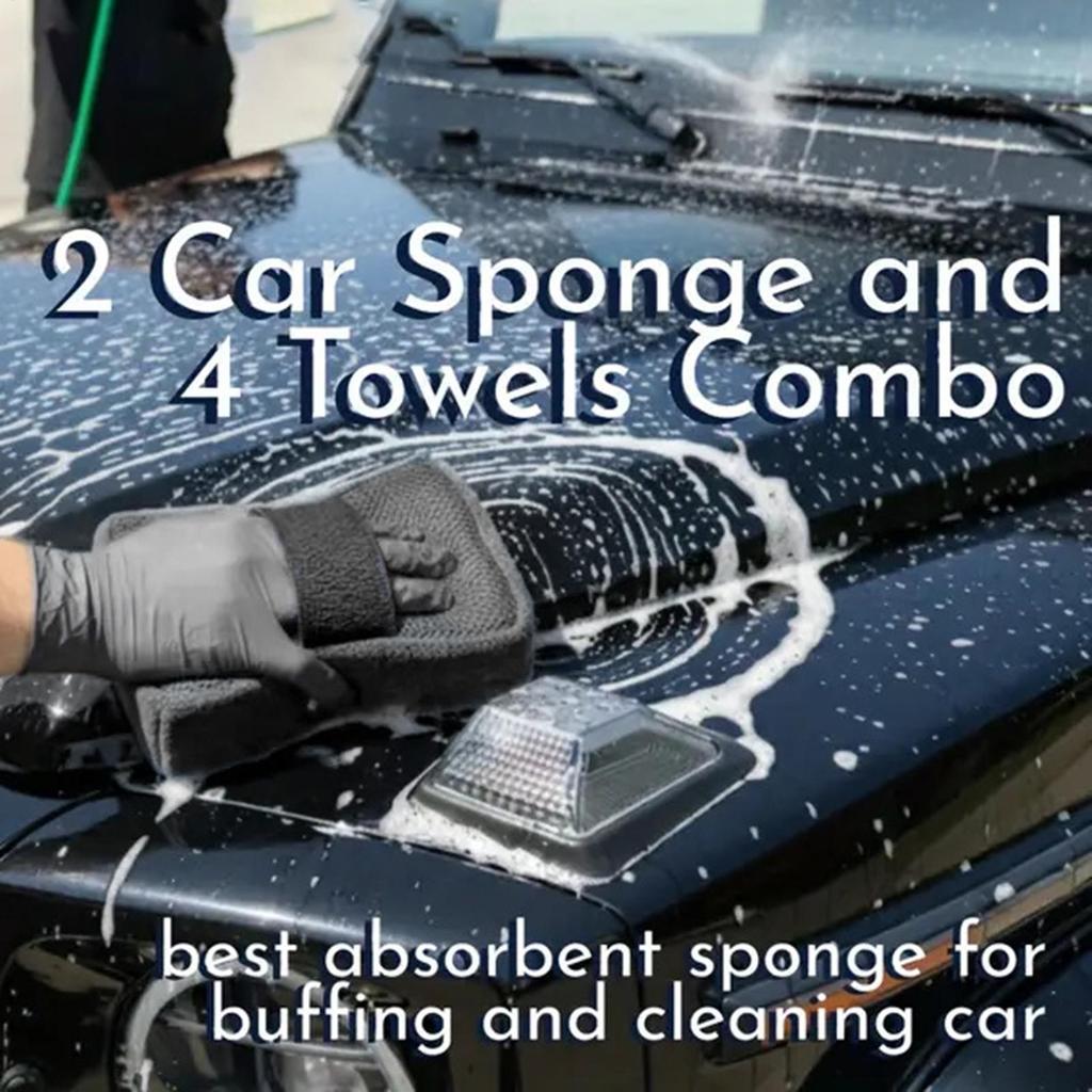 Car Wash Towels Coral Fleece Absorbent Exterior Car Care Microfiber Cloths For Maintenance Care Automotive Truck RV SUV Sedan
