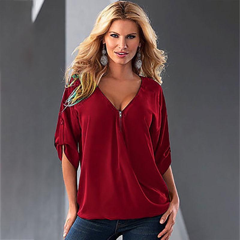 Stylish Plus Size Women Summer Chiffon Tank Top T-shirt Perfect For Casual Outings