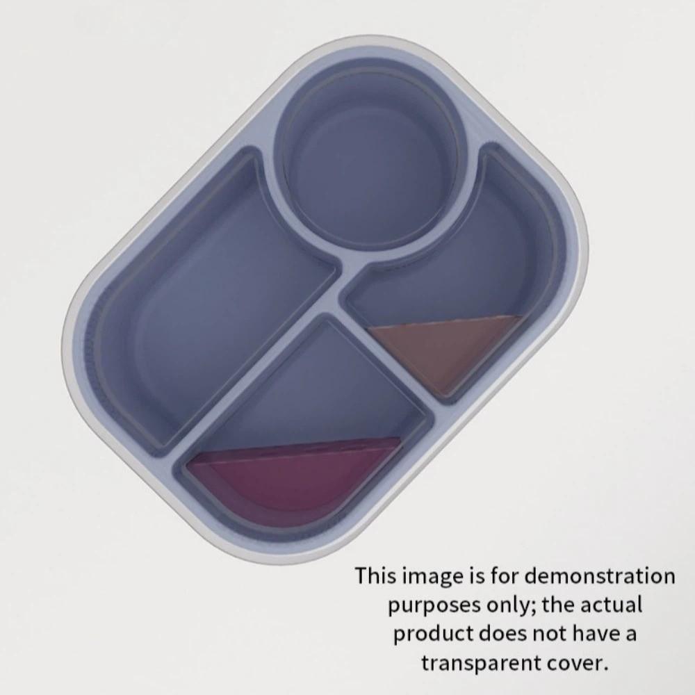 4 Grids Divided Lunch Box Leak-Proof Food Storage Container  Picnic