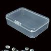 5Pcs Pp Boxes Rectangle Plastic Clear Dustproof Storage Case for Small Items Container Jewelry Earrings Beads Packaging Boxs