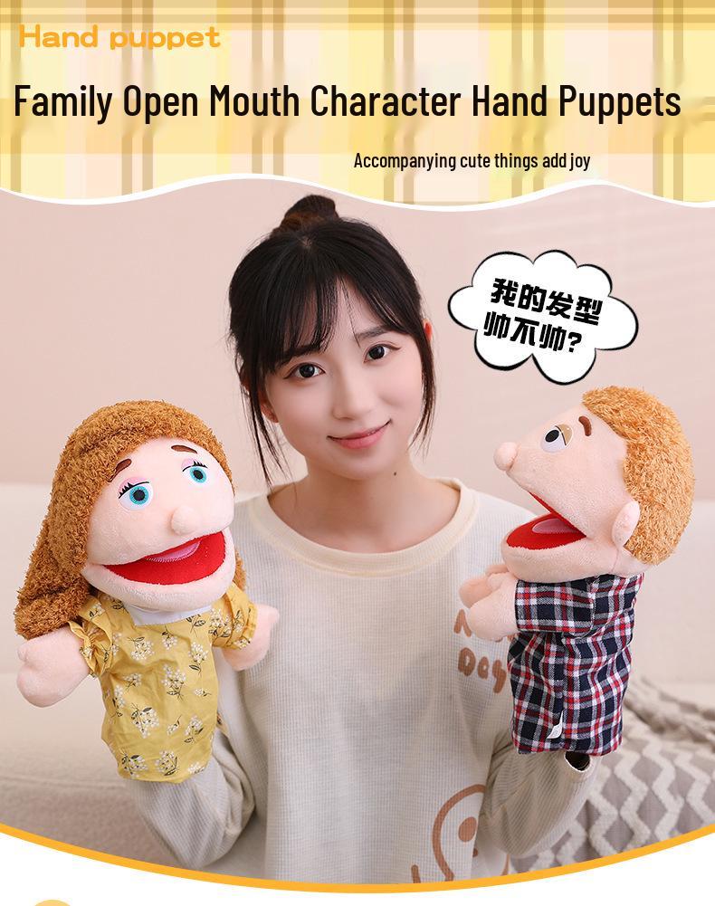 Hand Puppet Plush Toys for Kids - Interactive Role-Playing and Parent-Child Play Gifts