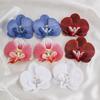 Women Girls Multiple Colors Neck Ornament Simulation Butterfly Orchid Graduation Ball Fashion Accessories