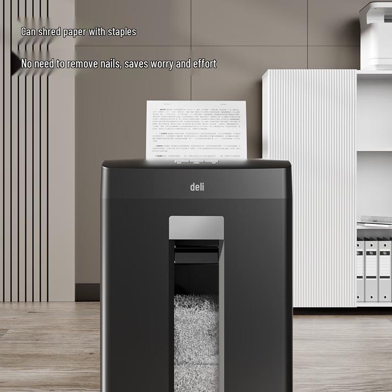 Deli GA390 Level 4 High-Security Commercial Paper Shredder CN Plug (adapter Included)