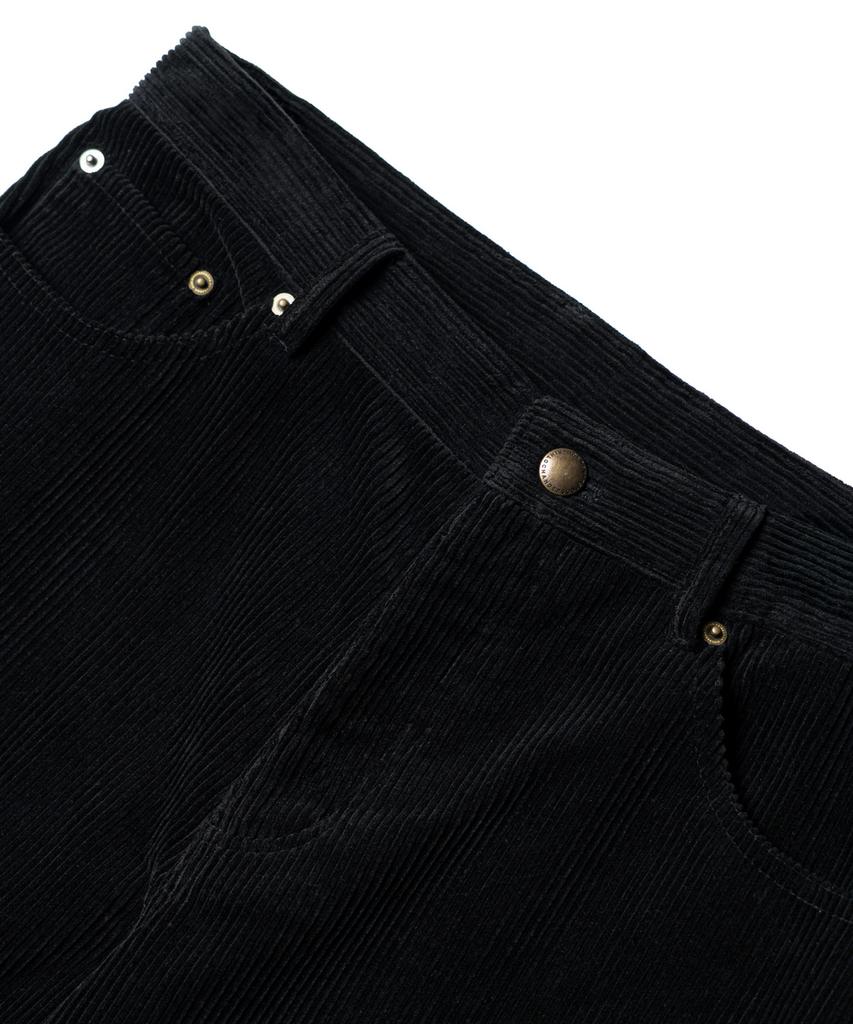 Edeunbeoleokeulleob Wide Fit 5 Pocket Corduroy Pants [Black]