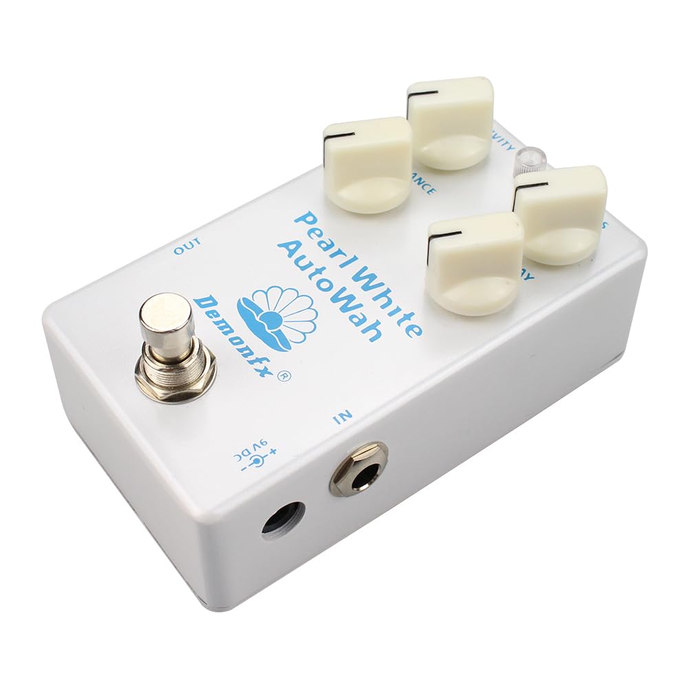 Demonfx Pearl White Auto Wah Effect Pedal Wah/Auto