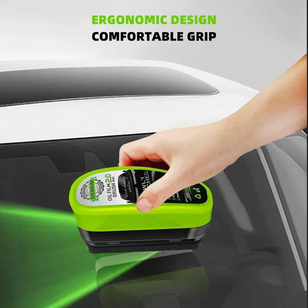 150ml Car Glass Oil Film Remover Glass Cleaning Board Hydrophobic Glass Coating for Windshield Clear Window Auto Detailing Tool