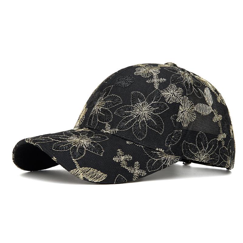 Stylish Women s Rhinestone Bow Mesh Sun Hat - Breathable Duckbill Baseball Cap Adjustable чёрный