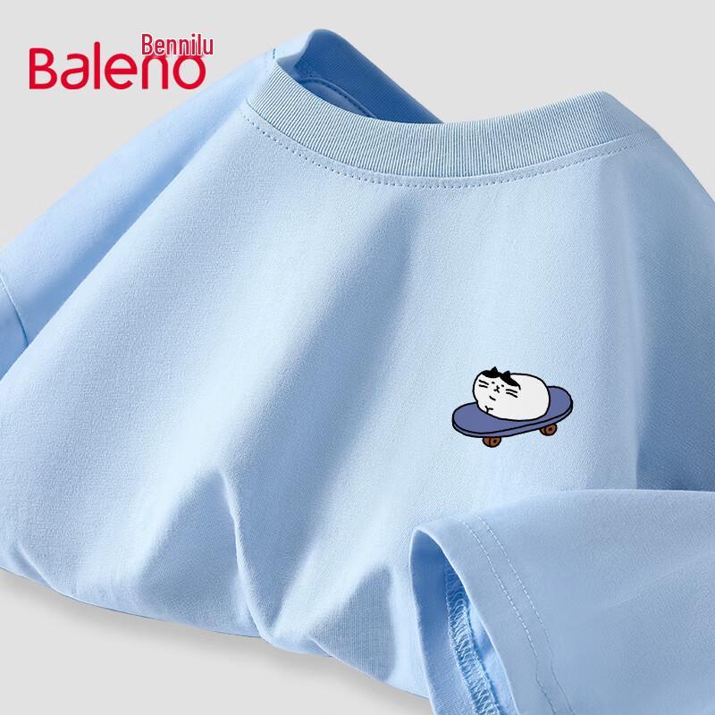 Мужская хлопковая футболка Baleno JPB Скейтборд Кот M
