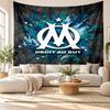 Olympique Lyonnais FC Wall Tapestry, Soft Fabric Wall Hanging, Decorative Backdrop For Bedroom Home Wall Art
