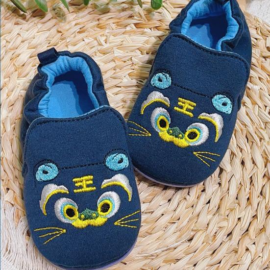 

1 пара детской обуви, дышащие, эластичные хлопковые кроссовки с вышивкой животных для малышей, детский сад