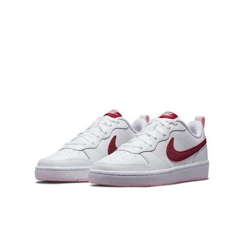 Nike Court Borough Low 2 GS White Dark Beetroot BQ5448-120