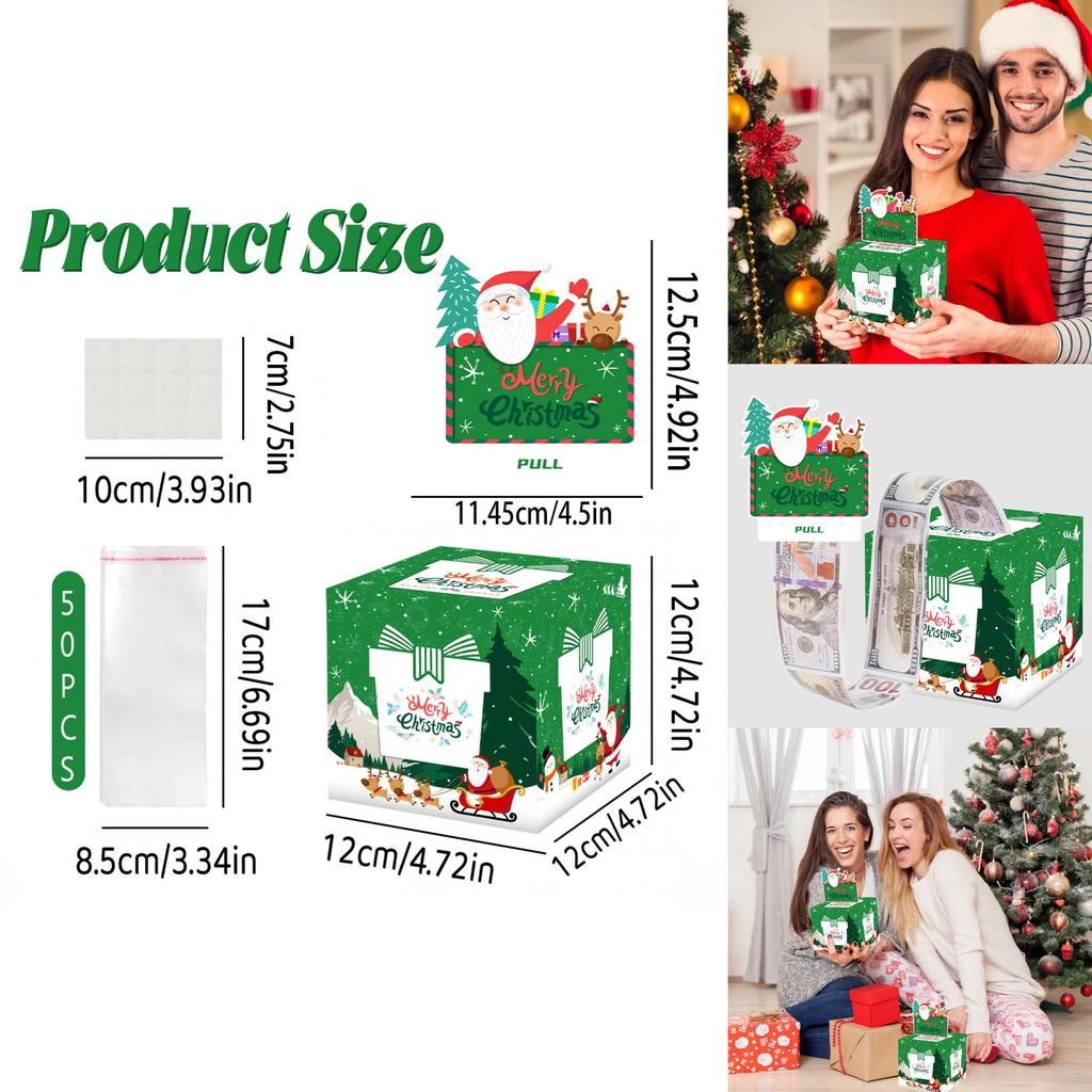 Green Holiday Gift Box For Christmas Surprises And Festive Gift Giving