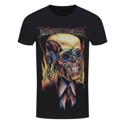 Megadeth Tričko Plamenný Vic Kapela Oficiální Nové Černé