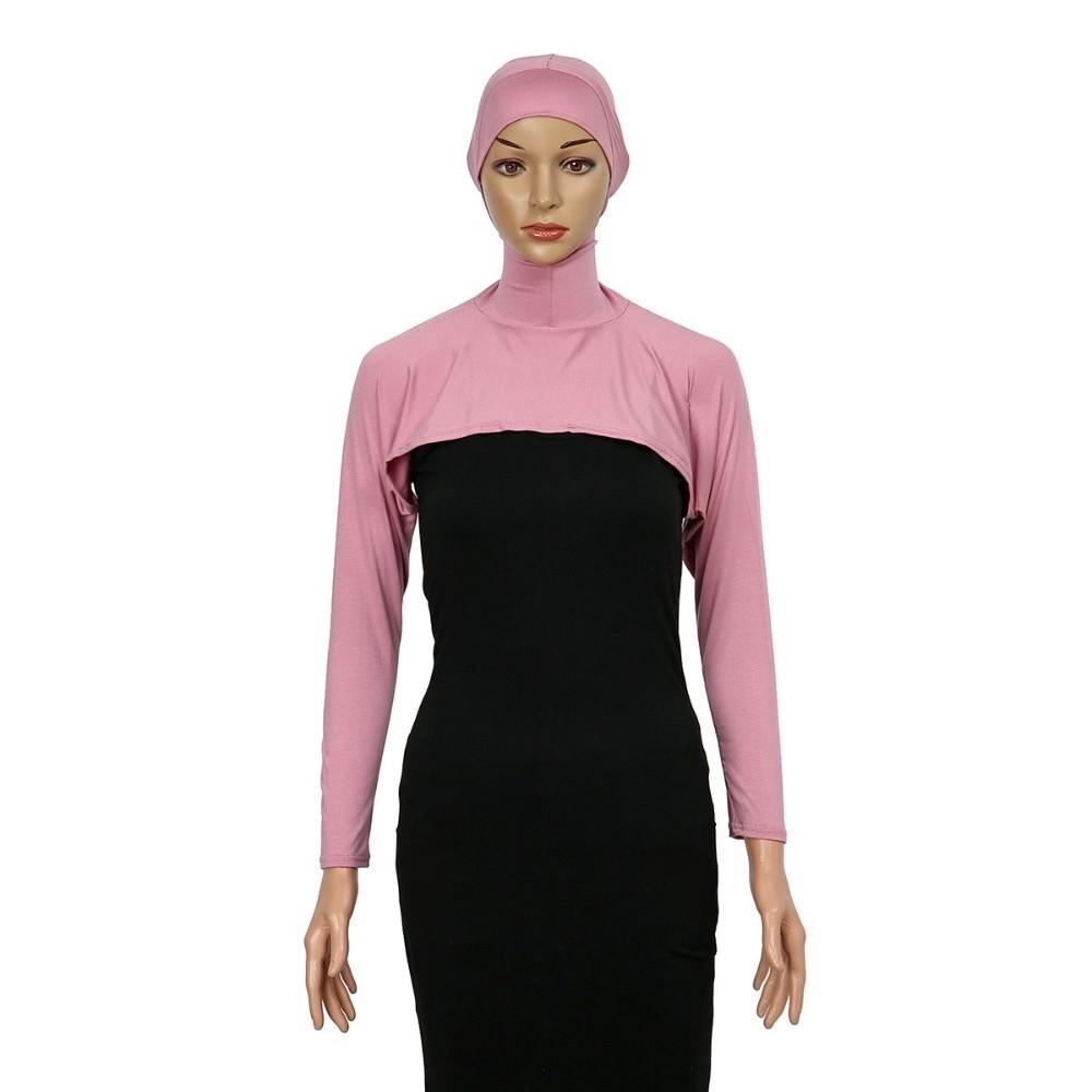 Polyester Hooded Capelet Long Arm Hijab Versatile Multi-Functional Cape Daily Wear