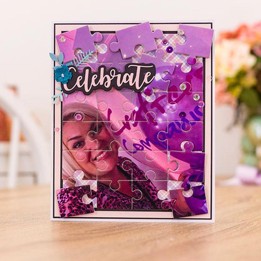 Puzzle Metal Cutting Dies Stencil DIY Scrapbooking Album Paper Card Template Mold Embossing Decoration