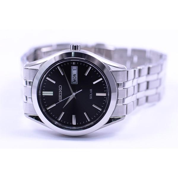 Seiko SBPX083 menn (SPIRIT Solar Herre) Rundklokke Sølv Rustfri Analog