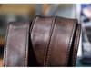 Vintage Handmade Top Grain Cowhide Belt - Men's Distressed Genuine Leather with Pin Buckle